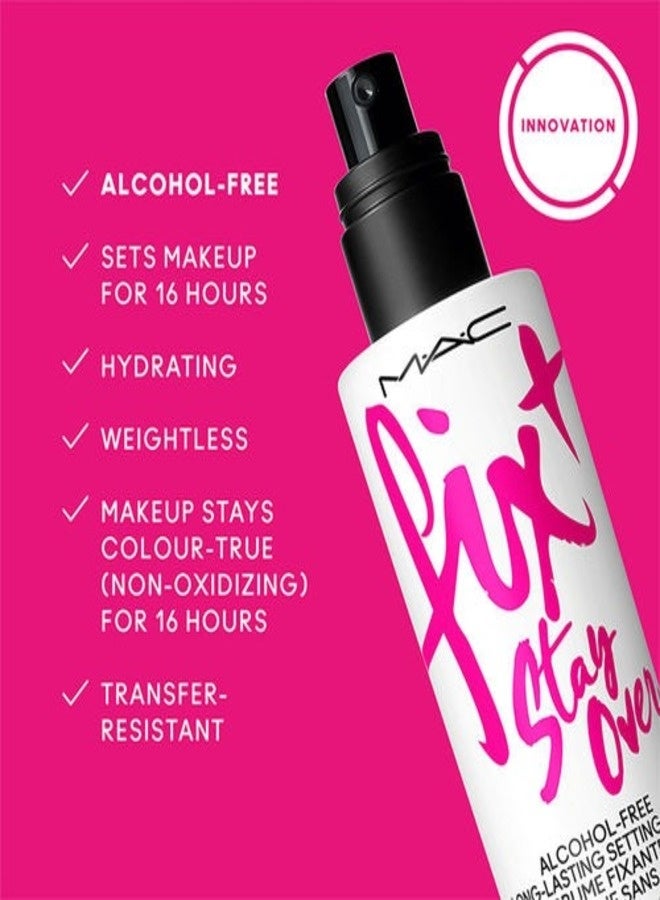 MAC Cosmetics MAC Fix+ Stay Over Long-Lasting Makeup Setting Spray – Hydrating & Refreshing, 13ml Mini - Image 3