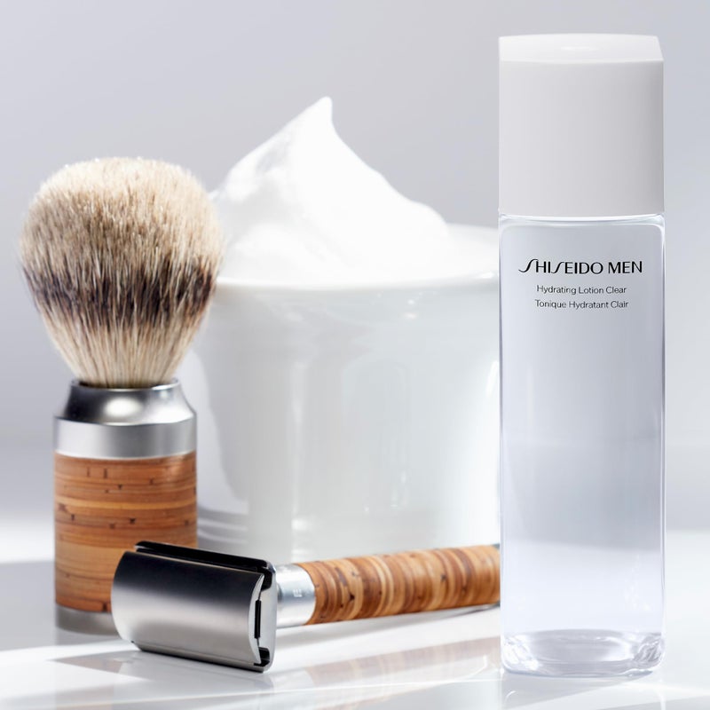 Shiseido Men Hydrating Lotion Clear - 5 oz - Delivers 12-Hour Hydration & Visibly Improves Roughness - Non-Comedogenic - All Skin Types - Paraben Free & Mineral Oil Free - Image 5