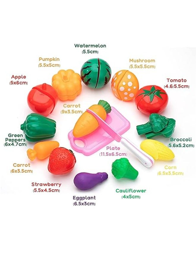 73 Pcs Play Kitchen Accessories Toy, Toddler Kitchen Toy Set, Including Pots, Pans and Fruits, Play Kitchen Accessories for Girls Boys Toddlers - Image 5