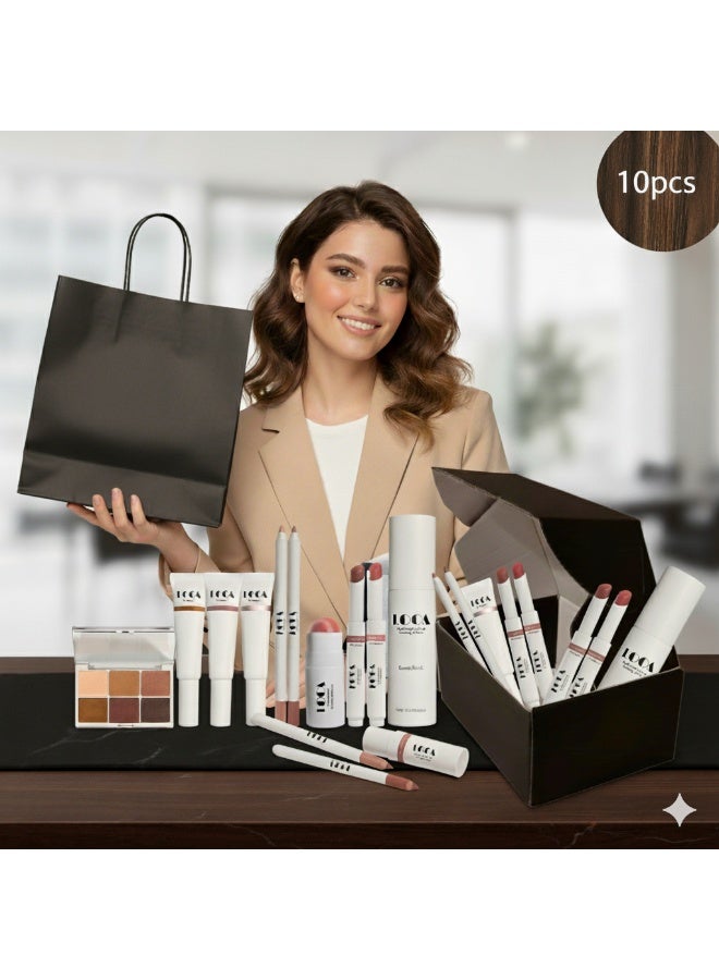 لوكا بكج تجميل لوكا الفاخرة 10 منتجات + كيس اهداء