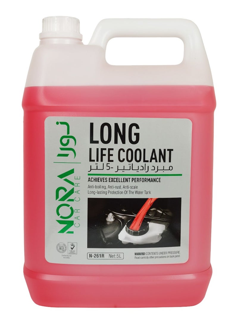 NORA Long Life Coolant 5L Anti-Boiling, Anti-Rust, Anti-Scale Engine Coolant for Cars, Trucks & Generators N-261R - Image 2