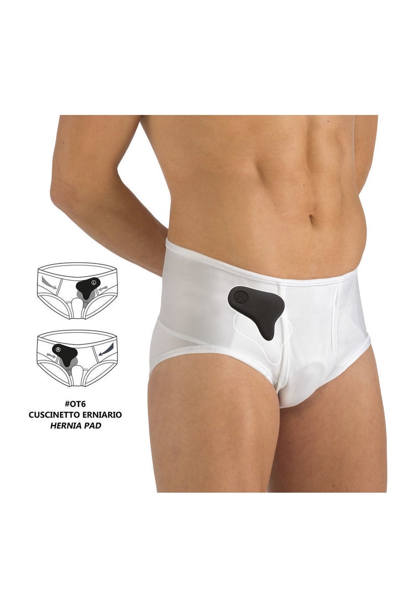Pavis Medium Waist Hernia Support Slip – Bacteriostatic, 100%Cotton, Medical-Grade, Ideal After Surgery, Made in Italy - Image 2