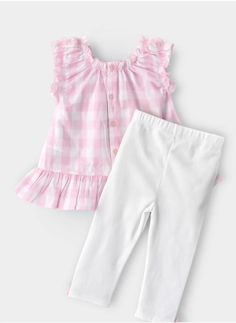 Boo Boo BooBoo Kids   2 Pcs Set - Top & Pants     100% Cotton