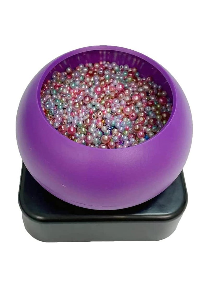 Excefore Electric Bead Spinner for Jewelry Making Kit, Waist Bead Kit, Adjustable Speed Beading Bowl for Jewelry Making, DIY Seed Beads, Necklaces, Bracelets  - Image 3