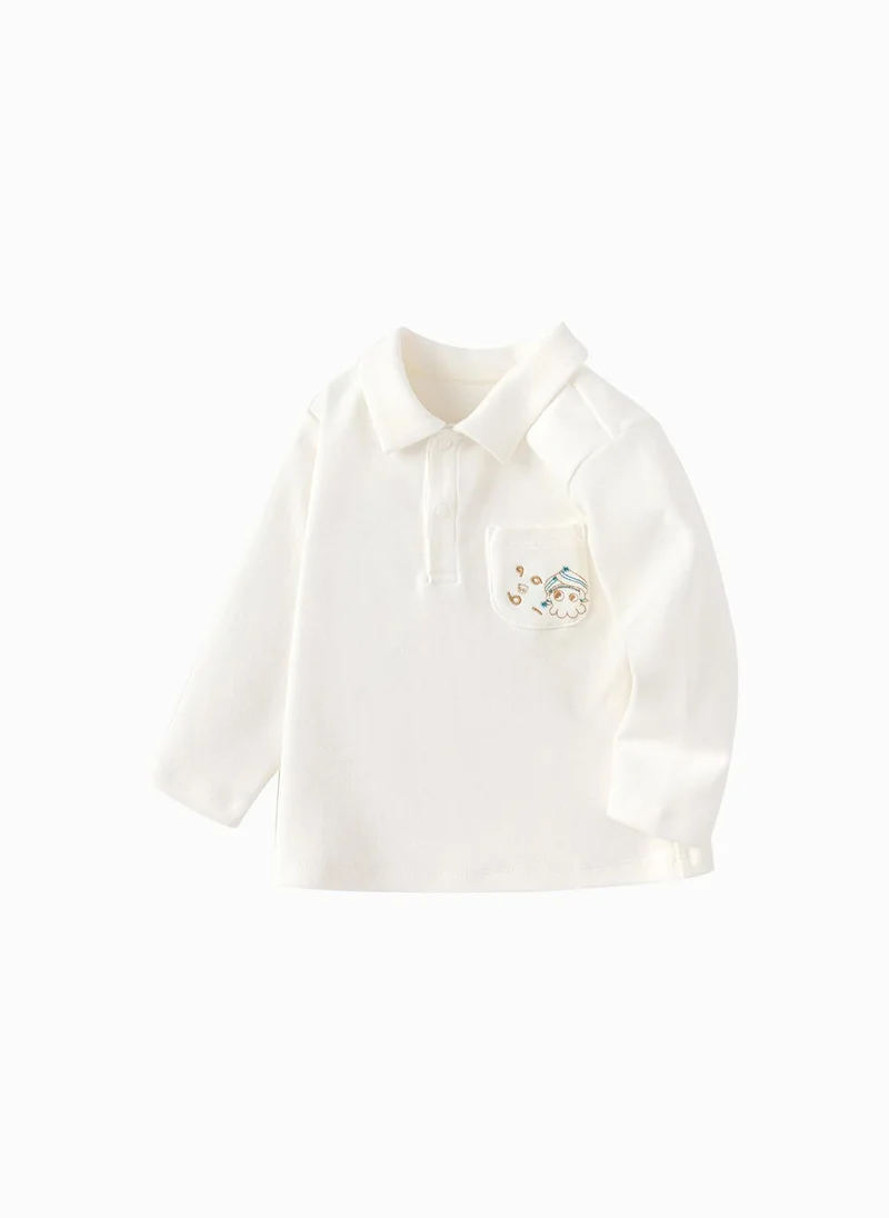 بالابالا Baby Boy Lapel long sleeve T-shirt