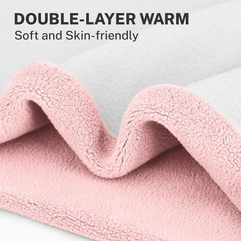 GXCROR Winter Neck Warmer, Reversible Fleece Gaiter Scarf, Windproof Face Mask for Men & Women - Image 3