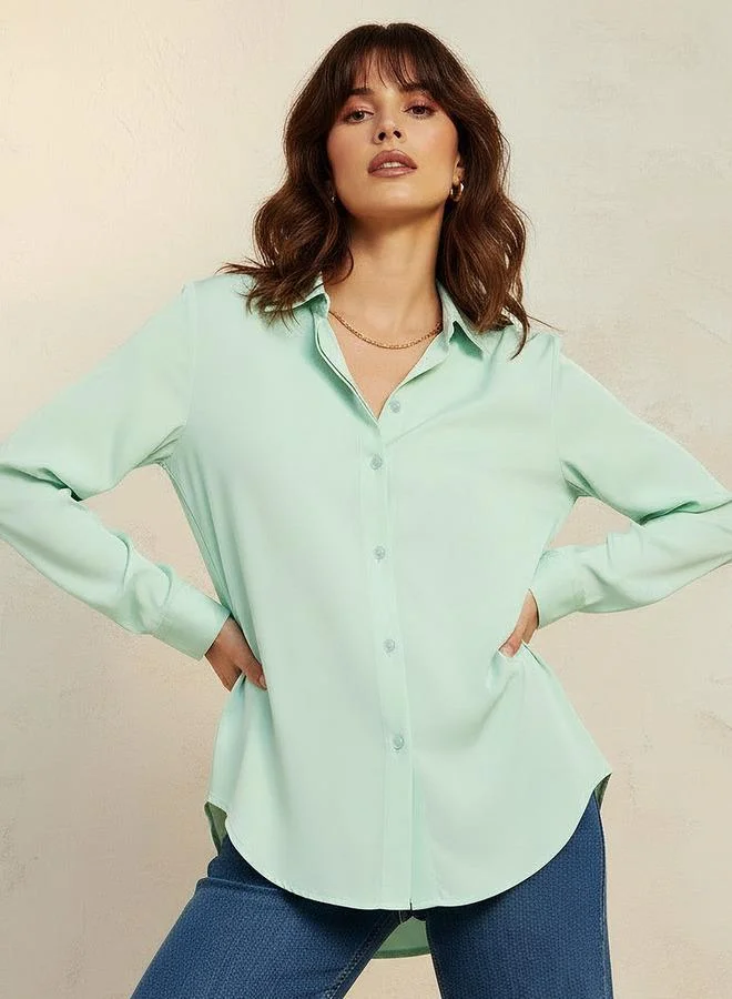Splash FAV Collared Shirt with Long Sleeves