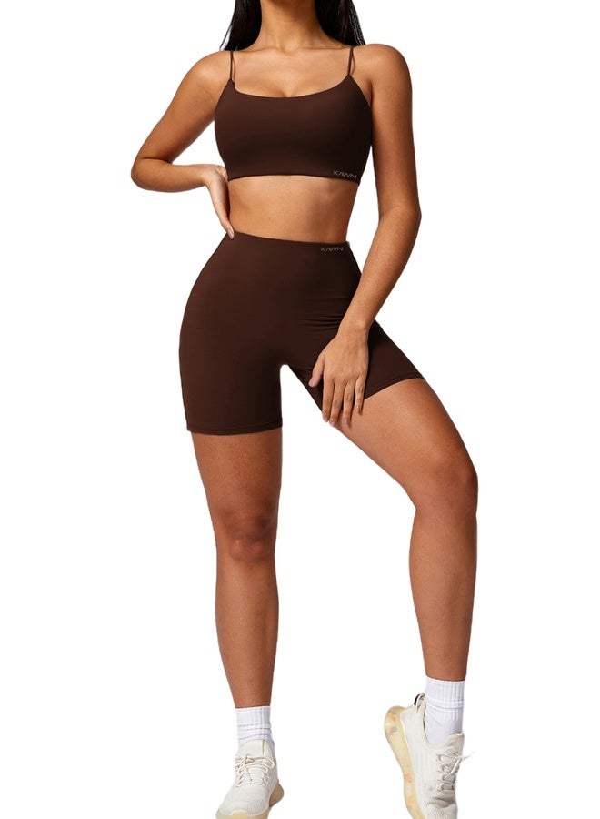 KAWN.YOGA Womens High Waist Workout Sport Yoga Shorts  - Image 1