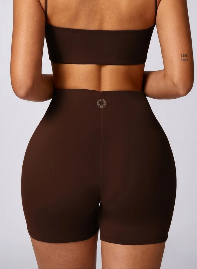 KAWN.YOGA Womens High Waist Workout Sport Yoga Shorts