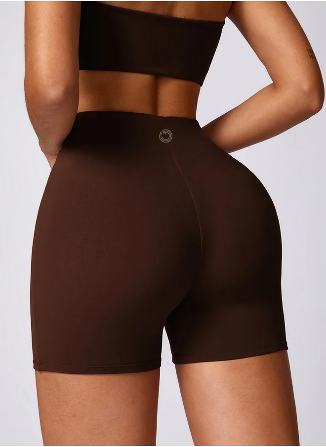 كون.يوغا Womens High Waist Workout Sport Yoga Shorts