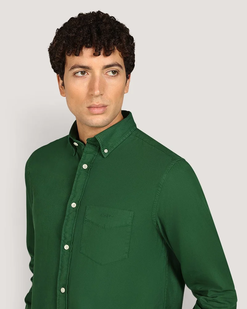 GANT  Regular Garment Dyed Twill Shirt for Men | Best Price UAE