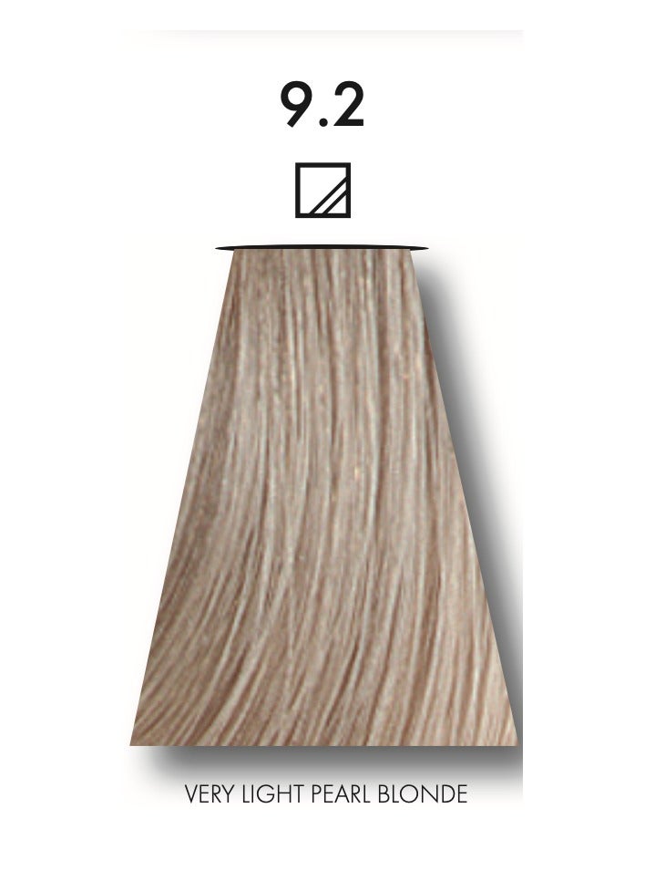 كين عبوتين من صبغة شعر كيون تينتا كولور رقم 9.2 أشقر لؤلؤي فاتح جدًا - تحتوي على بروتين الحرير المعالج بتقنية سولامر خالية من البارابين - Image 2