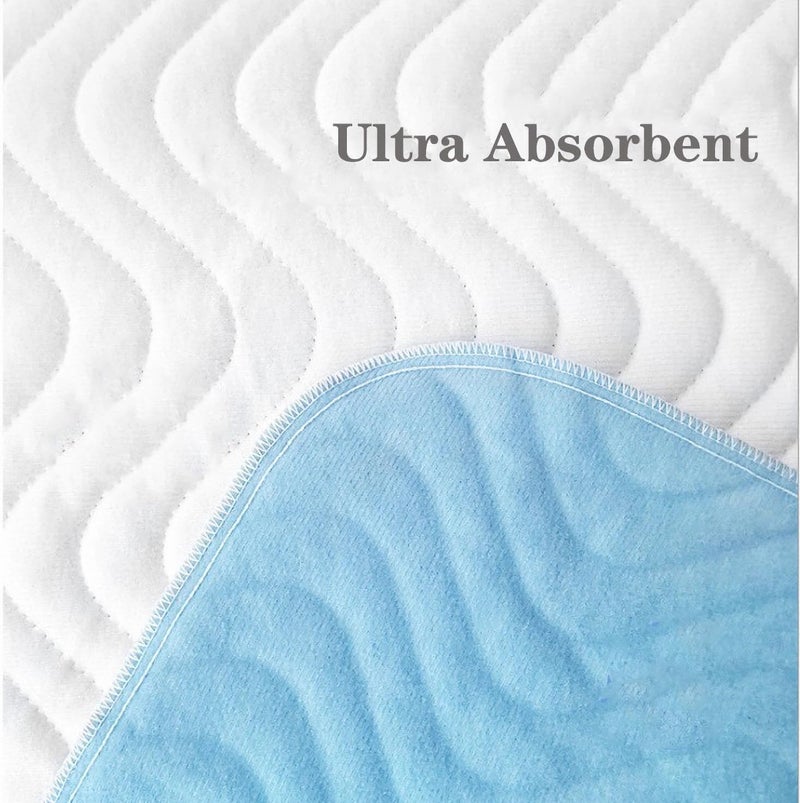 U-HOOME U HOOME Baby Waterproof Bed Pad - Washable Mattress Protector for Potty Training and Incontinence - Image 3