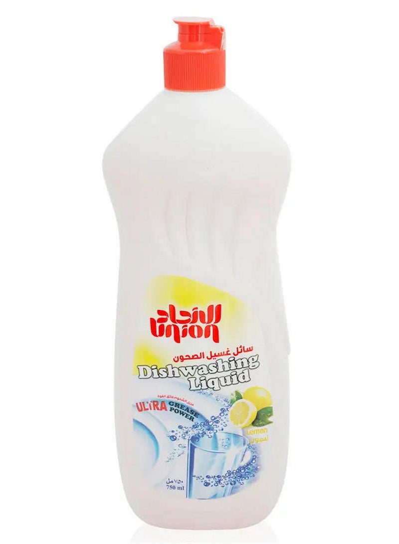 يونيون سائل غسيل الأطباق بالليمون لإزالة الدهون الزائدة 750 مل - Image 1