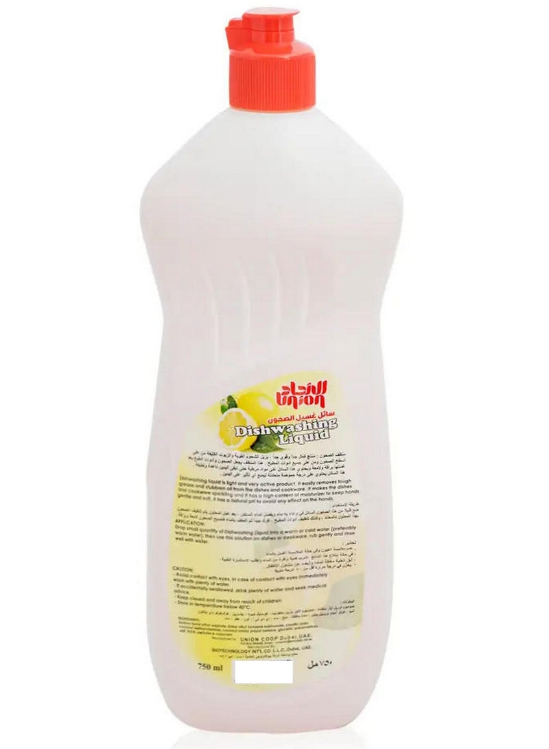 يونيون سائل غسيل الأطباق بالليمون لإزالة الدهون الزائدة 750 مل - Image 4