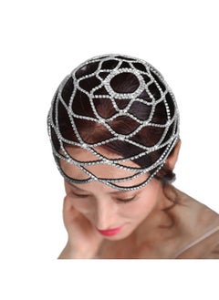 CROWN GUIDE 1920S Flapper Accessories For Women Roaring 20S Great Gatsby Headband Rhinestone Headpiece Wedding Hair Pieces For Brides Silver  - Image 1