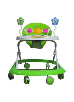 Rally Foldable Soft Cushioned Seat Baby Walker - Green  - Image 2