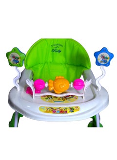 Rally Foldable Soft Cushioned Seat Baby Walker - Green  - Image 3