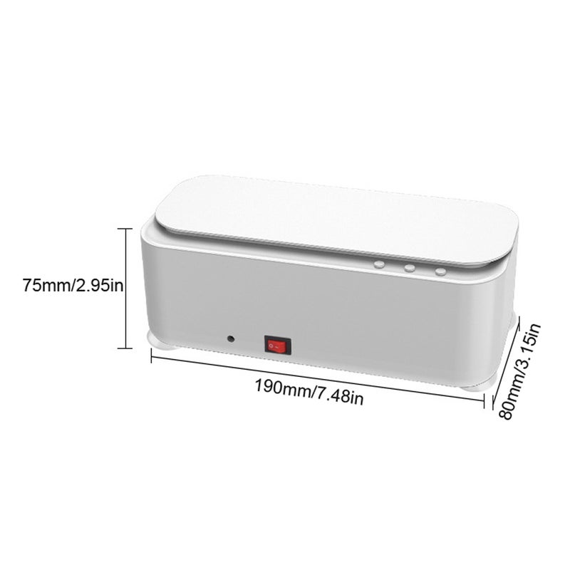 5W USB Power Supplys 45kHz High-frequency Small Cleaning Machine Jewelrys Makeup Brush Glasses Ultrasonics Cleaning Tool Office Household Electric Cleaner - Image 2
