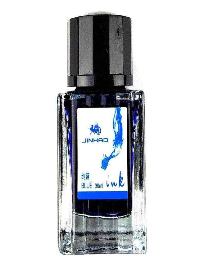 Chrome JINHAO 3001 Fountain Pen Ink Bottle, 30 ml (Blue) - Image 1