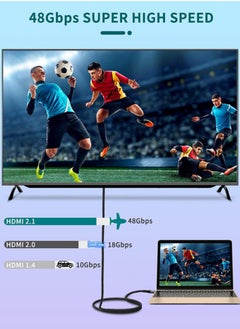 Chixing 8K@60Hz 3m HDMI Cable 2.1 48Gbps HDMI to HDMI Cable for TV Computer PS4 PS5 Monitors Gaming Console  - Image 2