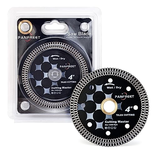 Panfreet 2Pcs/Lot 4" Tile Diamond Blade Super Thin Diamond Porcelain Blade Cutting for Porcelain Ceramic Granite Marble Tiles - Image 1