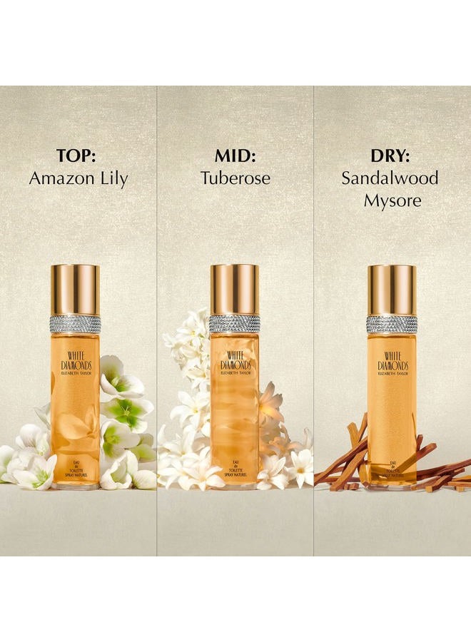 Elizabeth Taylor Body Powder for Women by Elizabeth Taylor, White Diamonds, Fragrance with Body Puff, 2.6 Oz - Image 3