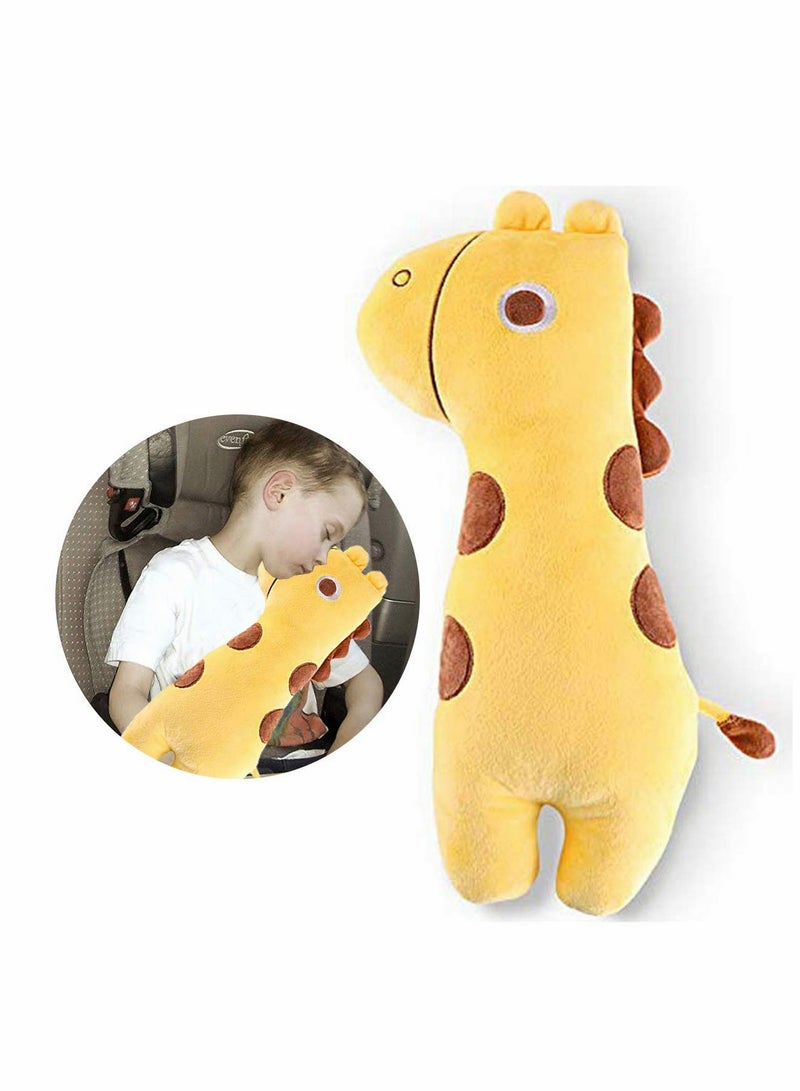 Seatbelt Pillow for Kids, Car Pillow Seat Belt Cushion Kids Seatbelt Pillow, Seat Belt Covers Child Car Seat Head Rest Support Shoulder Pad, Plush Soft Seat Strap Car Pillows Adjuster Holder - Image 1