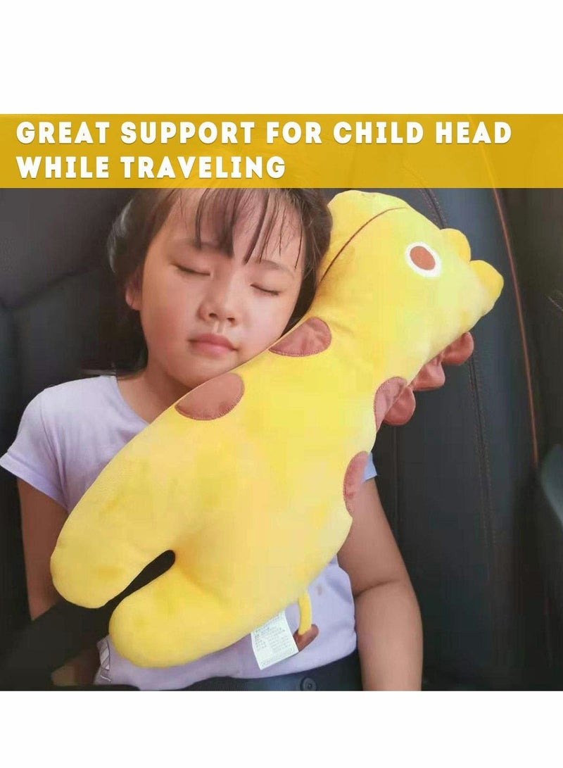 Seatbelt Pillow for Kids, Car Pillow Seat Belt Cushion Kids Seatbelt Pillow, Seat Belt Covers Child Car Seat Head Rest Support Shoulder Pad, Plush Soft Seat Strap Car Pillows Adjuster Holder - Image 3