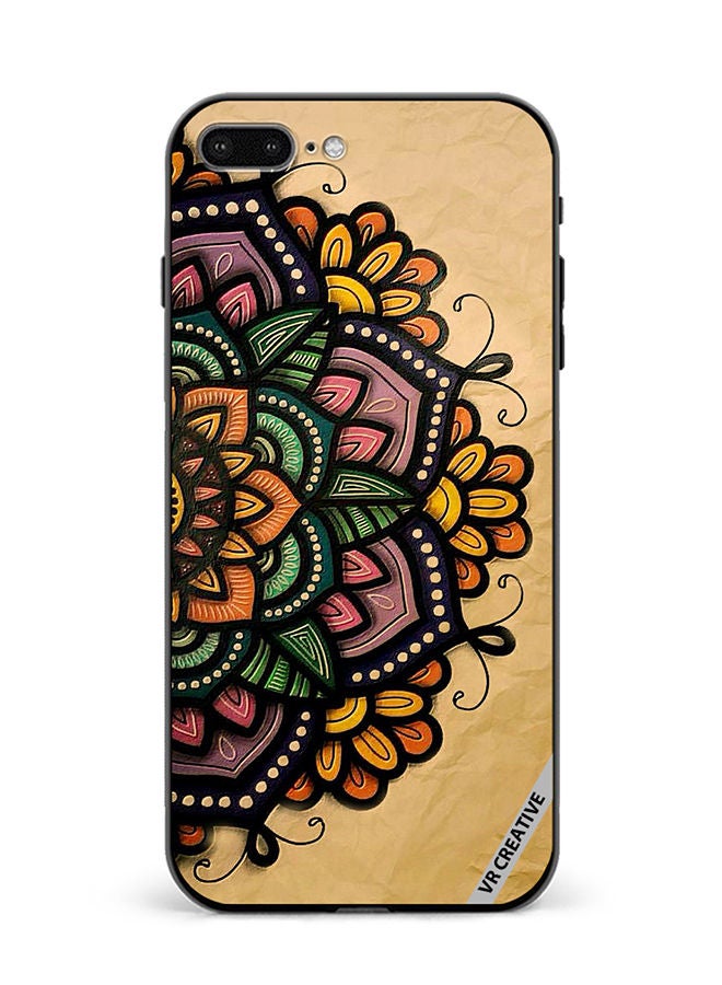 VR CREATIVE Protective Case Cover For Apple iPhone 7 Plus/8 Plus Mandala Design Multicolour - Image 1