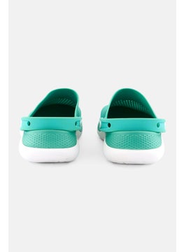 crocs Men Sling Back Textured Clogs, Light Green  - Image 2