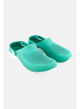 crocs Men Sling Back Textured Clogs, Light Green  - Image 1