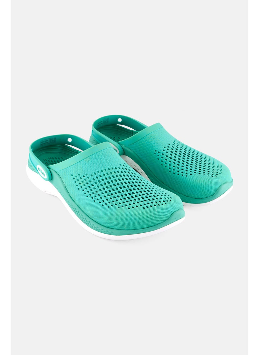 crocs Men Sling Back Textured Clogs, Light Green  - Image 1