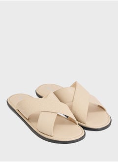 Robert Wood Cross Strap Sandals  - Image 1