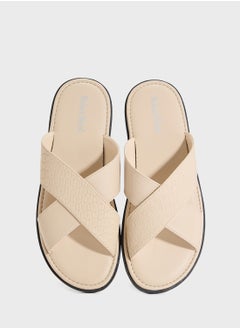 Robert Wood Cross Strap Sandals  - Image 4