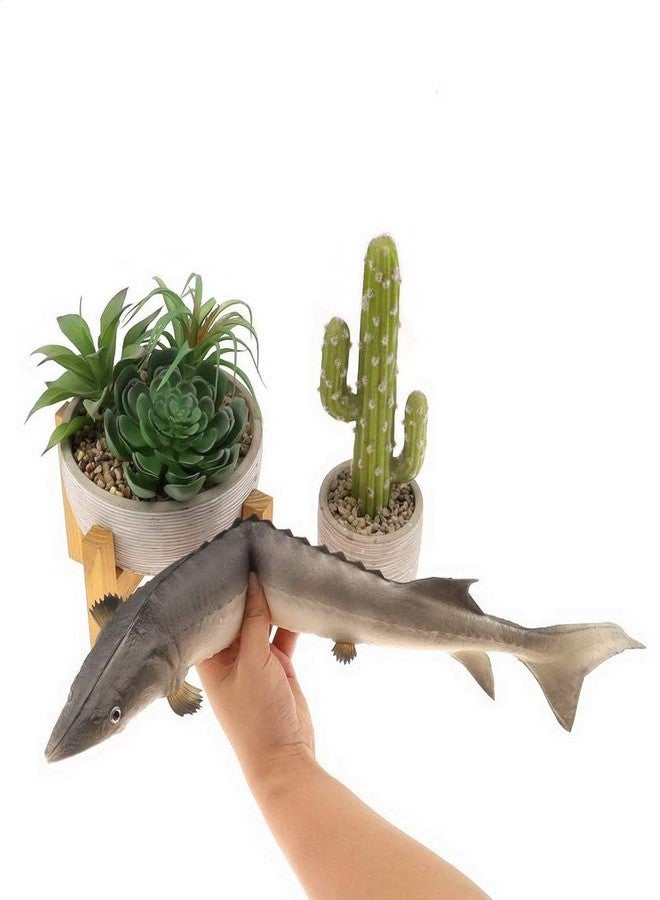 Gresorth 3 PCS Sea Creatures Fake Shark Artificial Chinese Sturgeon Fish Wall Hanging Food Toy Model for Home Party Kitchen Christmas Photography Prop - Image 5