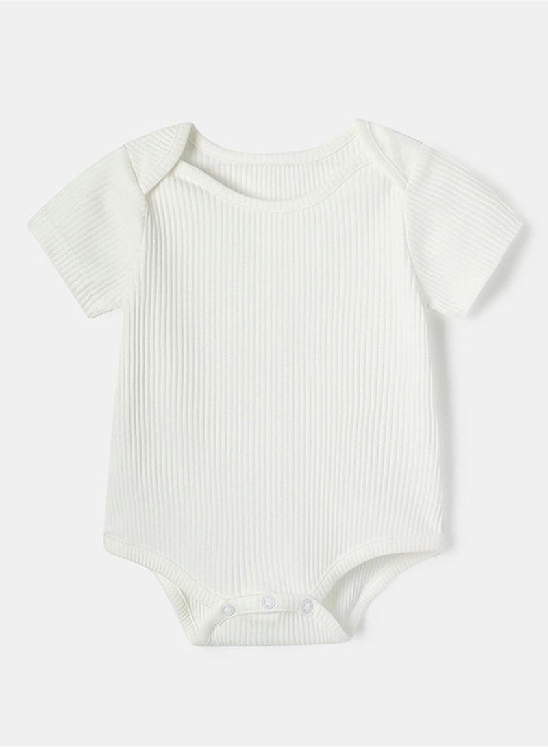 Loquat Baby Thin Pajamas Newborn Baby Summer White