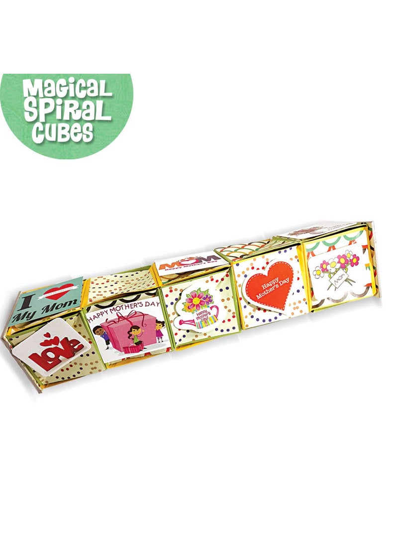 ToyKraft Toykraft: Card Making Kit, Arts and Crafts, Activity Kit for Kids Aged 7 Years to Adults - Cubic Fun Displays,Paper, Multicolor  - Image 4