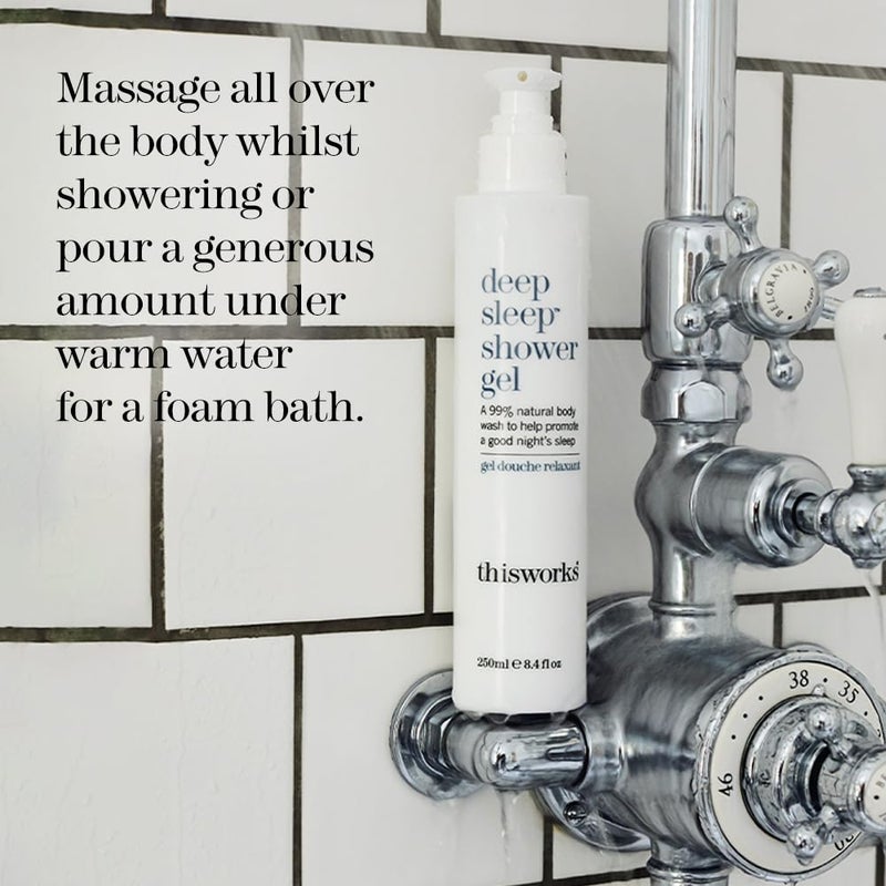 THISWORKS deep sleep shower gel: Calms the Mind and Protects the Skin, 8.4 fl oz (250ml) - Image 4