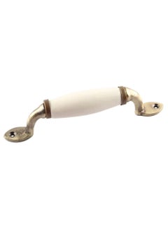 Indian-Shelf IndianShelf Small Door Handle Ceramic Long Door Handle Cream Window Pulls 1 Piece 65 inches  - Image 1