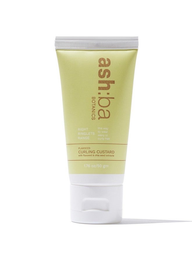 Ashba Botanics Flaxseed Curling Custard For Wavy, Curly, Frizzy & Coily Hair | Argan, Avacado Oil, Shea Butter | Provides Moisture, Controls Frizz, Strong Hold | Phthalates & Parabens Free (Gm, 50) - Image 1