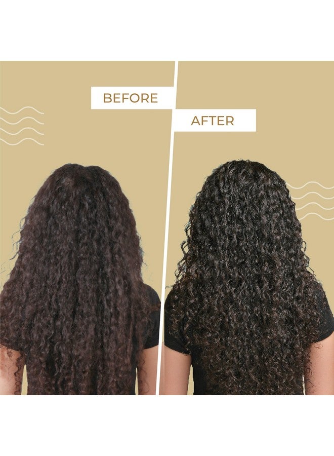 Ashba Botanics Flaxseed Curling Custard For Wavy, Curly, Frizzy & Coily Hair | Argan, Avacado Oil, Shea Butter | Provides Moisture, Controls Frizz, Strong Hold | Phthalates & Parabens Free (Gm, 50) - Image 2