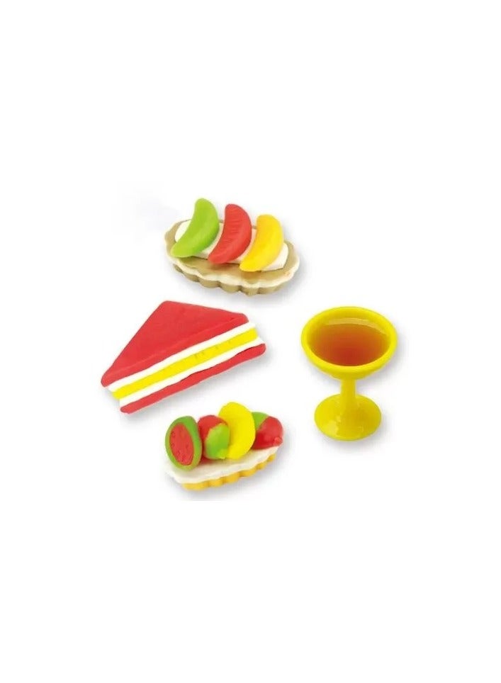 Toast molding toy for making toast, sandwiches, croissants, eggs, pickles, vegetables and fruits. High-quality clay features mixable colors to create many new colors  - Image 2