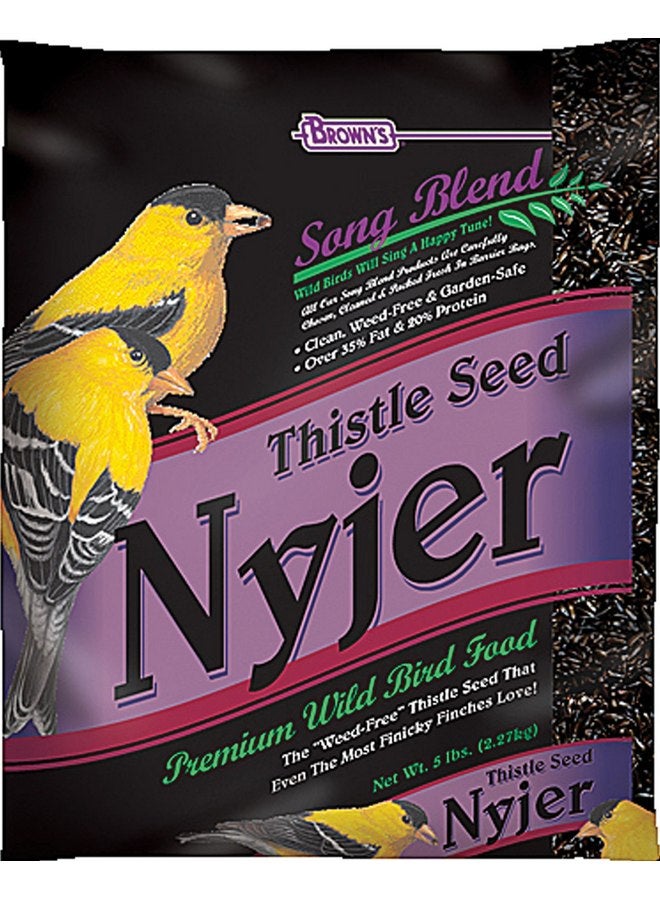 BROWN'S F.M. Brown'S Song Blend Nyjer Thistle Seed For Pets, 2-Pound - Image 1