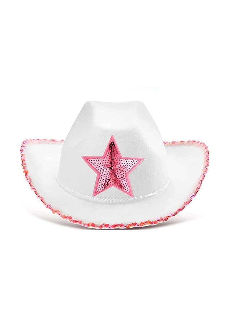 عام 1 مجموعة باربي الطرف مجموعة ، فتاة ترتدي قبعة رعاة البقر ، وشاح ، أفضل هدية للأطفال اليوم - Image 4