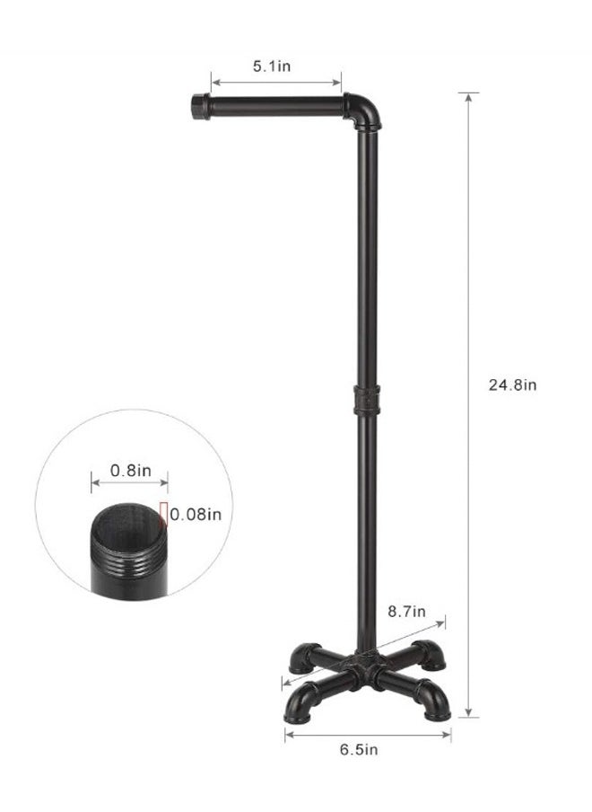 HQ-GAMING - Toilet Roll Paper Holder Stand Bathroom Toliet Decor Decoration Tissue Paper Roll Holder Free Standing Storage for Bathroom Floor Standing Toilet Roll Dispenser - Image 1