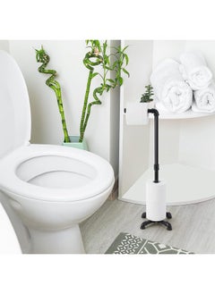 HQ-GAMING Toilet Roll Paper Holder Stand Bathroom Toliet Decor Decoration Tissue Paper Roll Holder Free Standing Storage for Bathroom Floor Standing Toilet Roll Dispenser  - Image 5