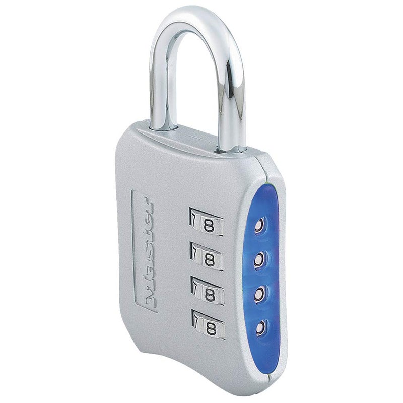 Master Lock Resettable Combination Locker Lock, Lock for Gym and School Lockers, Colors May Vary, 653D - Image 1