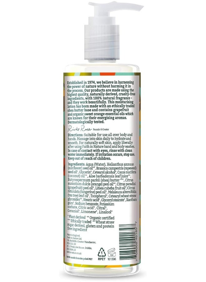 Faith in Nature Faith In Nature Grapefruit & Orange Hand & Body Lotion, Energising  - Image 5