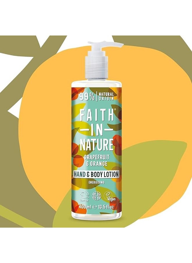 Faith in Nature Faith In Nature Grapefruit & Orange Hand & Body Lotion, Energising  - Image 2
